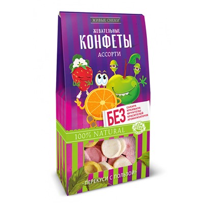 Жевательные конфеты "Ассорти" Детская серия 35г