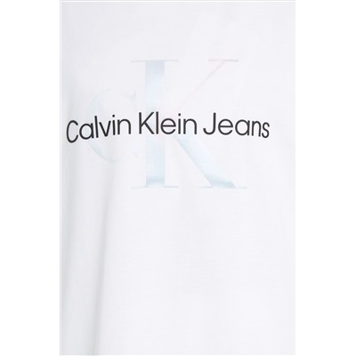 Calvin Klein Monogram Boxy White T-Shirt