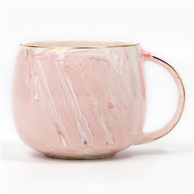 Кружка керамическая «Мамы как пуговки», 350 мл, цвет розовый
