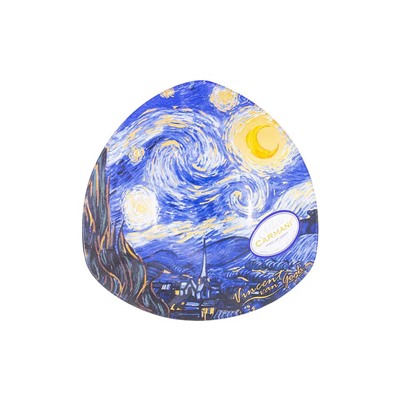 Тарелка треугольная Звездная ночь (В. Ван Гог), 17х17 см, 59484