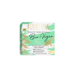 EVELINE BIO VEGAN Активный матирующий Крем для лица 50мл дневной/ночной