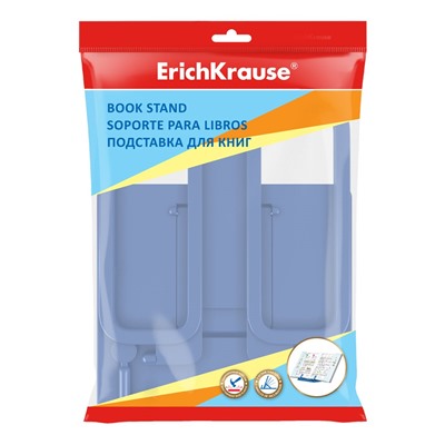 Подставка для книг ErichKrause "Base Classic", 235*190мм, регулир. угол наклона (58029) синяя