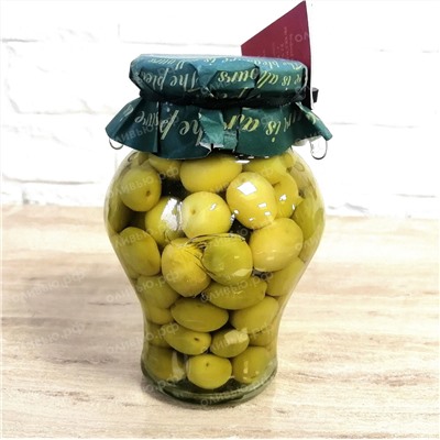 Оливки зеленые с косточкой Amfora Torremar 580 гр (Испания)