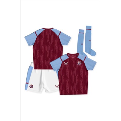 Fanatics Red Aston Villa Home Infant Kit T-shirt 2023-24