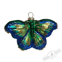 Бабочка Монарх изумрудная (стекло) 11,5х2,8х7