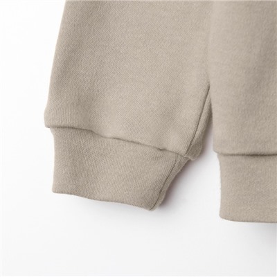 Костюм детский (свитшот, шорты) MINAKU, цвет серый, рост 110 см