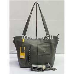 1170 gray сумка  Wifeore натуральная кожа 27x9x41