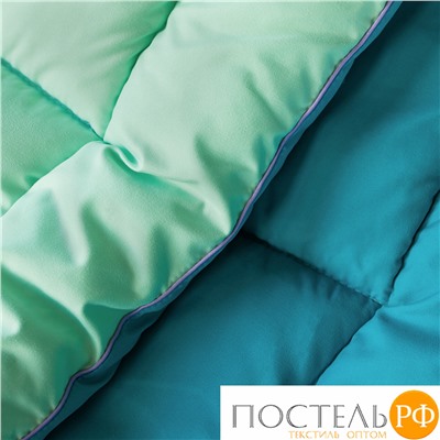 Одеяло 'Sleep iX' MultiColor 250 гр/м, 140х205 см, (цвет: Бирюза+Светло-мятный) Код: 4605674291424