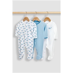 JoJo Maman Bébé 3-Pack Sleepsuits