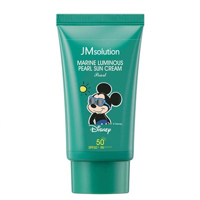 Солнцезащитный крем JMsolution x Disney с экстрактом жемчуга - Marine Luminous Pearl Sun Cream SPF 50+ PA++++, 50 мл