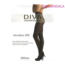Женские колготки DIVA Microfibra 200 DenАрт 8819
