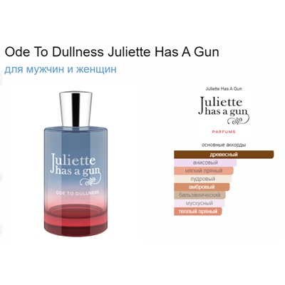 JULIETTE HAS A GUN ODE TO DULLNESS unisex