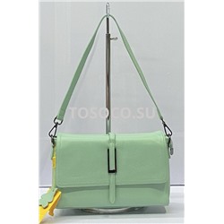 020-2 green сумка Wifeore натуральная кожа 17х25х7