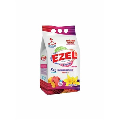 3 кг Стиральный порошок EZEL Premium Для ЦВЕТНОГО белья  1/6   (Турция) , шт