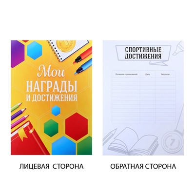 Папка школьная с креплением «Портфолио ученика начальной школы», 5 листов-разделителей, 21,5 х 30 см.