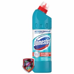 Чистящее средство 500 мл, DOMESTOS "Свежесть Атлантики", с отбеливающим эффектом, гель