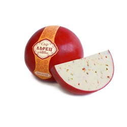 Сыр Ларец с Чили и Паприкой 50% (1*1кг), шар, кг