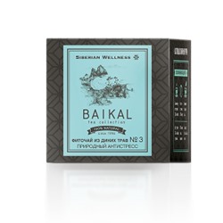 Фиточай из диких трав № 3 (Природный антистресс) - Baikal Tea Collection 30 фильтр-пакетов