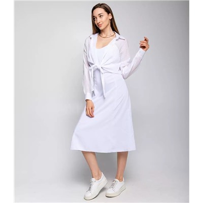 Платье+рубашка #ОБШ1443-4, белый