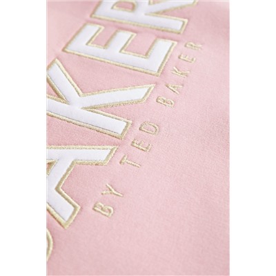 Baker by Ted Baker Pink Varsity Sweater And Joggers Set