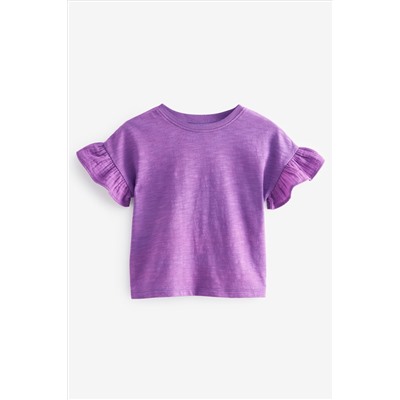 Frill Short Sleeve T-Shirt (3mths-7yrs)