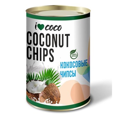 Чипсы кокосовые I ❤ COCO, Шри-Ланка, 200г.