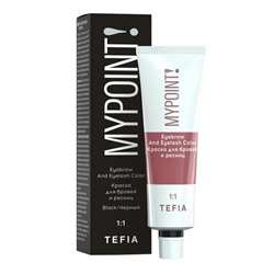 TEFIA Mypoint Краска для окрашивания ресниц и бровей / Eyebrow And Eyelash Color, черный, 25 мл