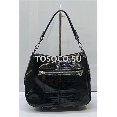 6018-1 black сумка Wifeore натуральная кожа 22x10x25
