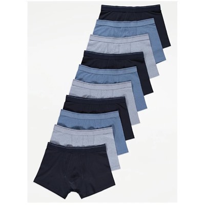 Blue A-Front Trunks 10 Pack