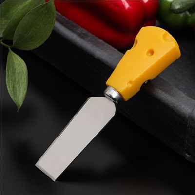 Нож для сыра Доляна Cheese, 13,5 см, цвет жёлтый