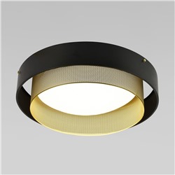 Умный потолочный светильник
                     Eurosvet  90286/1 чёрный/золото Smart