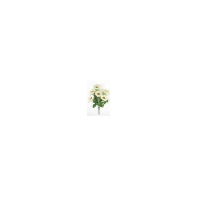 Искусственные цветы, Ветка в букете гербера с бархатной тычинкой 7 веток (1010237)