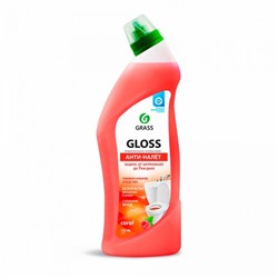 Чистящий гель для ванной и туалета GraSS Gloss coral 0, 75л (флакон)