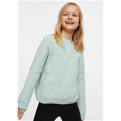 Jersey punto trenzado -  Niña | MANGO OUTLET España