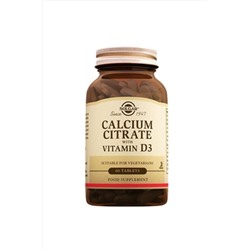 Solgar Calcium Citrate With Vitamin D 3 60 Tablet