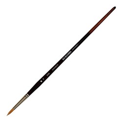 Кисть Синтетика круглая № 12 (диаметр 4,5 мм, выставка 17,0 мм), удлинённая ручка