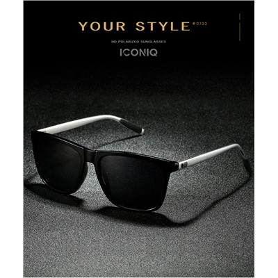 IQ30046 - Солнцезащитные очки ICONIQ P0733 Black gun leg gray sheet