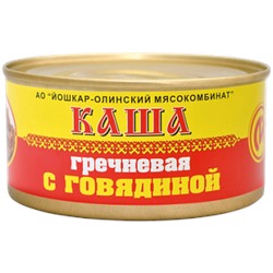 Консервы мясные Каша гречневая с говядиной №8, 325 г