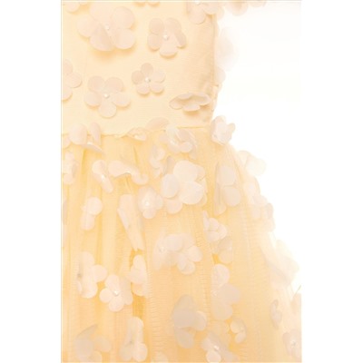 iAMe Yellow Party Dress