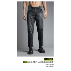 8MG6719 DENIM COMFORT LAVAGGIO GRIGIO