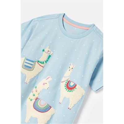 Joules Astra Short Sleeve Artwork T-Shirt