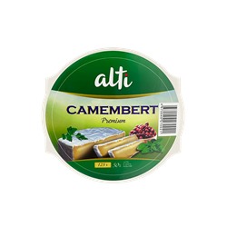 Сыр с белой плесенью ALTI камамбер 100г*7 (срок 1год) 50% пастеризован