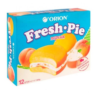 Печенье FRESH PIE персик ORION №12, 300 гр.