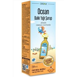 Ocean Omega 3 Portakal Aromalı Balık Yağı Şurubu 150 Ml TYC00140980432