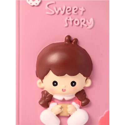 Подставка для канцелярских принадлежностей «Sweet story», pink