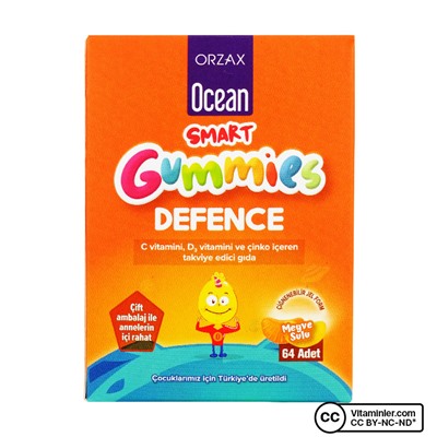 Жевательные таблетки Ocean Smart Gummies Defense 64 сока