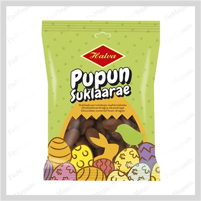 Пасхальные конфеты Pupun Suklaarae Halva 90 гр