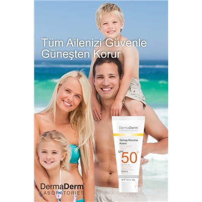 DermaDerm Солнцезащитный крем SPF 50 100 гр.