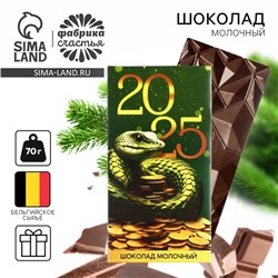 Новый год! Шоколад молочный «Счастливого года», 70 г