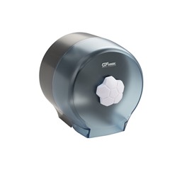 GFmark - Диспенсер для туалетной бумаги - барабан, МАЛЫЙ, пластиковый, прозрачный  ( 916)